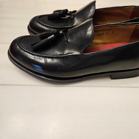 Grenson Black Leather Merlin Tassel Loafers - 10 UK/11 US main image 4